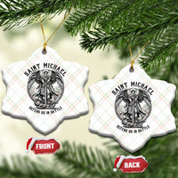 Saint Michael Heavenly Warrior Ceramic Ornament Defend Us In Battle