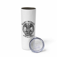 Saint Michael Heavenly Warrior Skinny Tumbler Defend Us In Battle