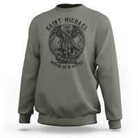 Saint Michael Heavenly Warrior Sweatshirt Defend Us In Battle