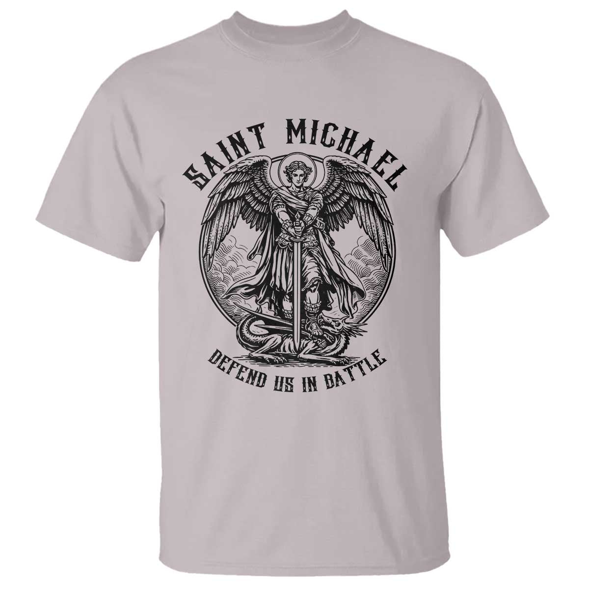 Saint Michael Heavenly Warrior T Shirt Defend Us In Battle