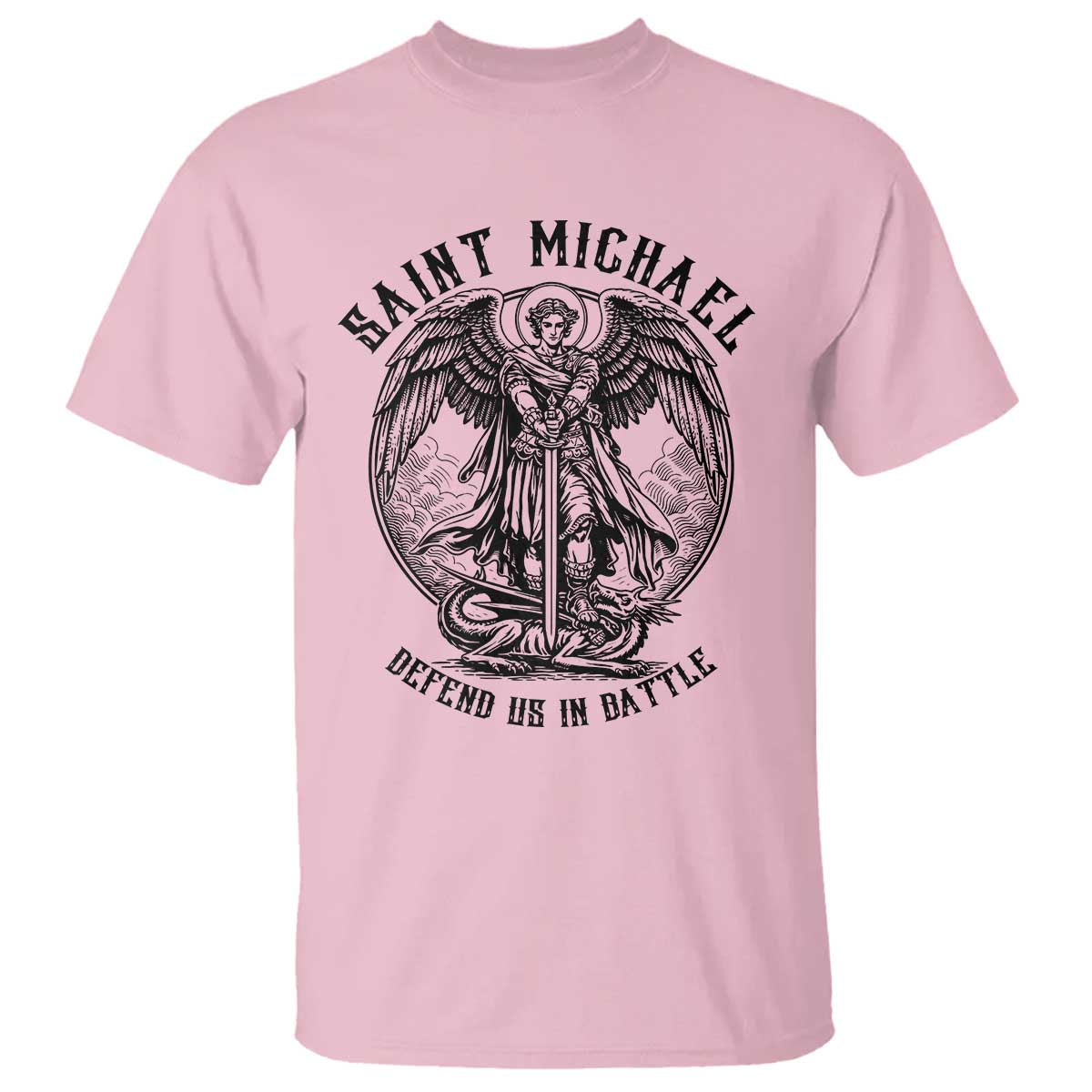 Saint Michael Heavenly Warrior T Shirt Defend Us In Battle