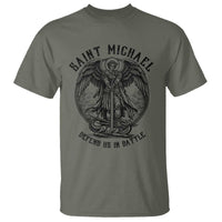 Saint Michael Heavenly Warrior T Shirt Defend Us In Battle
