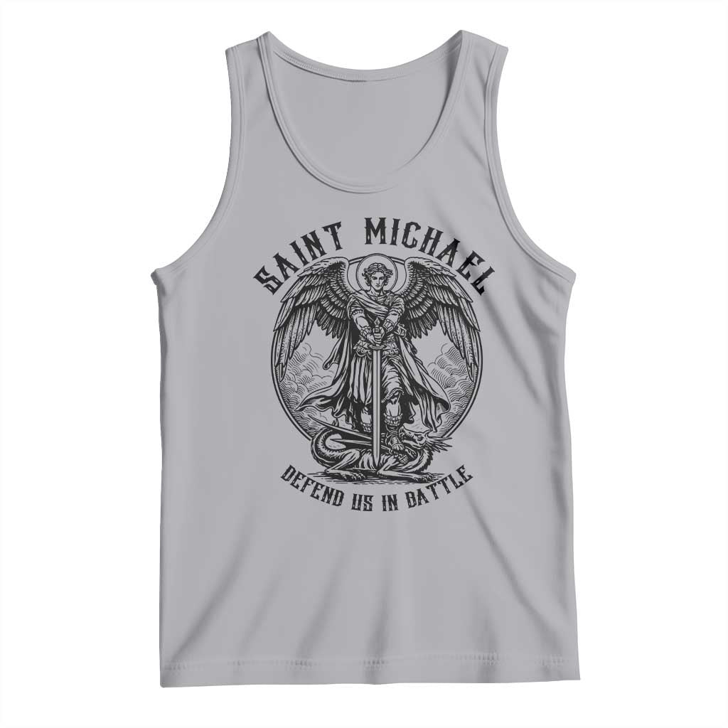 Saint Michael Heavenly Warrior Tank Top Defend Us In Battle