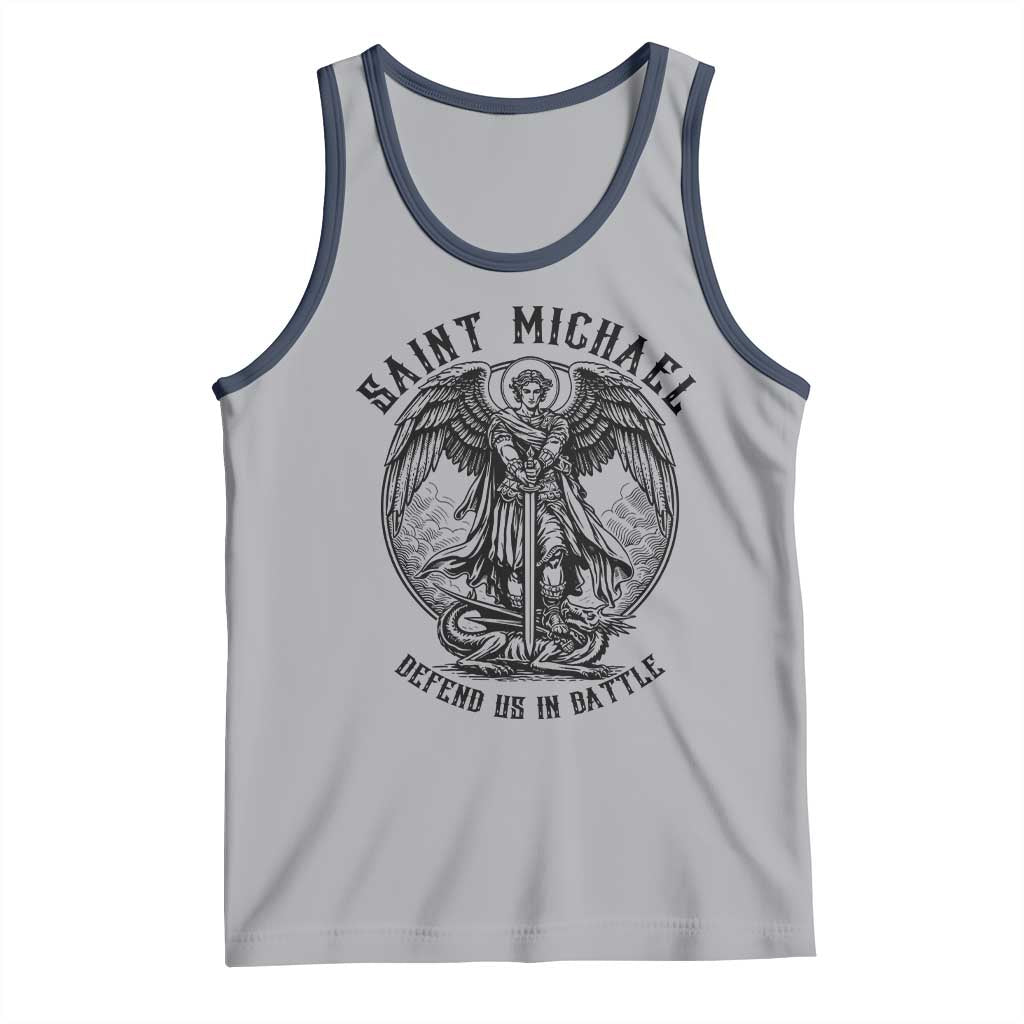 Saint Michael Heavenly Warrior Tank Top Defend Us In Battle