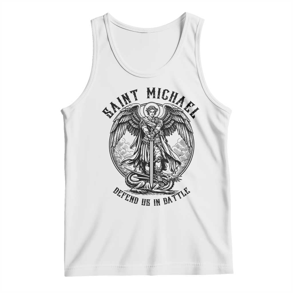 Saint Michael Heavenly Warrior Tank Top Defend Us In Battle