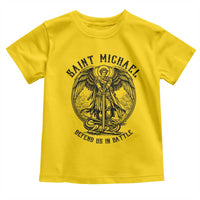 Saint Michael Heavenly Warrior Toddler T Shirt Defend Us In Battle