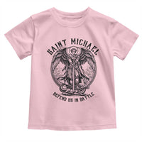Saint Michael Heavenly Warrior Toddler T Shirt Defend Us In Battle
