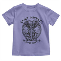 Saint Michael Heavenly Warrior Toddler T Shirt Defend Us In Battle