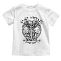 Saint Michael Heavenly Warrior Toddler T Shirt Defend Us In Battle