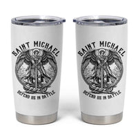 Saint Michael Heavenly Warrior Tumbler Cup Defend Us In Battle