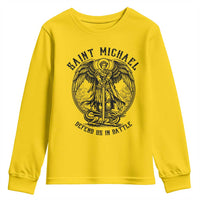 Saint Michael Heavenly Warrior Youth Sweatshirt Defend Us In Battle