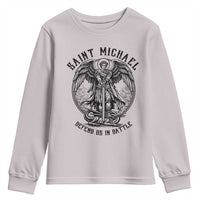 Saint Michael Heavenly Warrior Youth Sweatshirt Defend Us In Battle