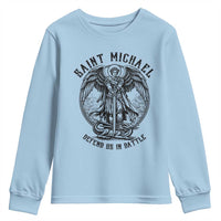 Saint Michael Heavenly Warrior Youth Sweatshirt Defend Us In Battle