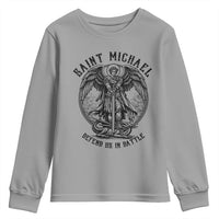 Saint Michael Heavenly Warrior Youth Sweatshirt Defend Us In Battle