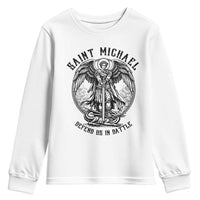 Saint Michael Heavenly Warrior Youth Sweatshirt Defend Us In Battle