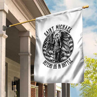 Saint Michael Defend Us In Battle Garden Flag American Flag Patriotic