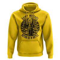 Saint Michael Defend Us In Battle Hoodie American Flag Patriotic