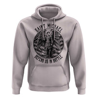 Saint Michael Defend Us In Battle Hoodie American Flag Patriotic