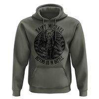 Saint Michael Defend Us In Battle Hoodie American Flag Patriotic