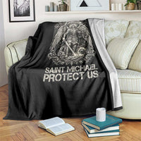 St Michael The Archangel Protect Us Throw Blanket Christian Faith Gift