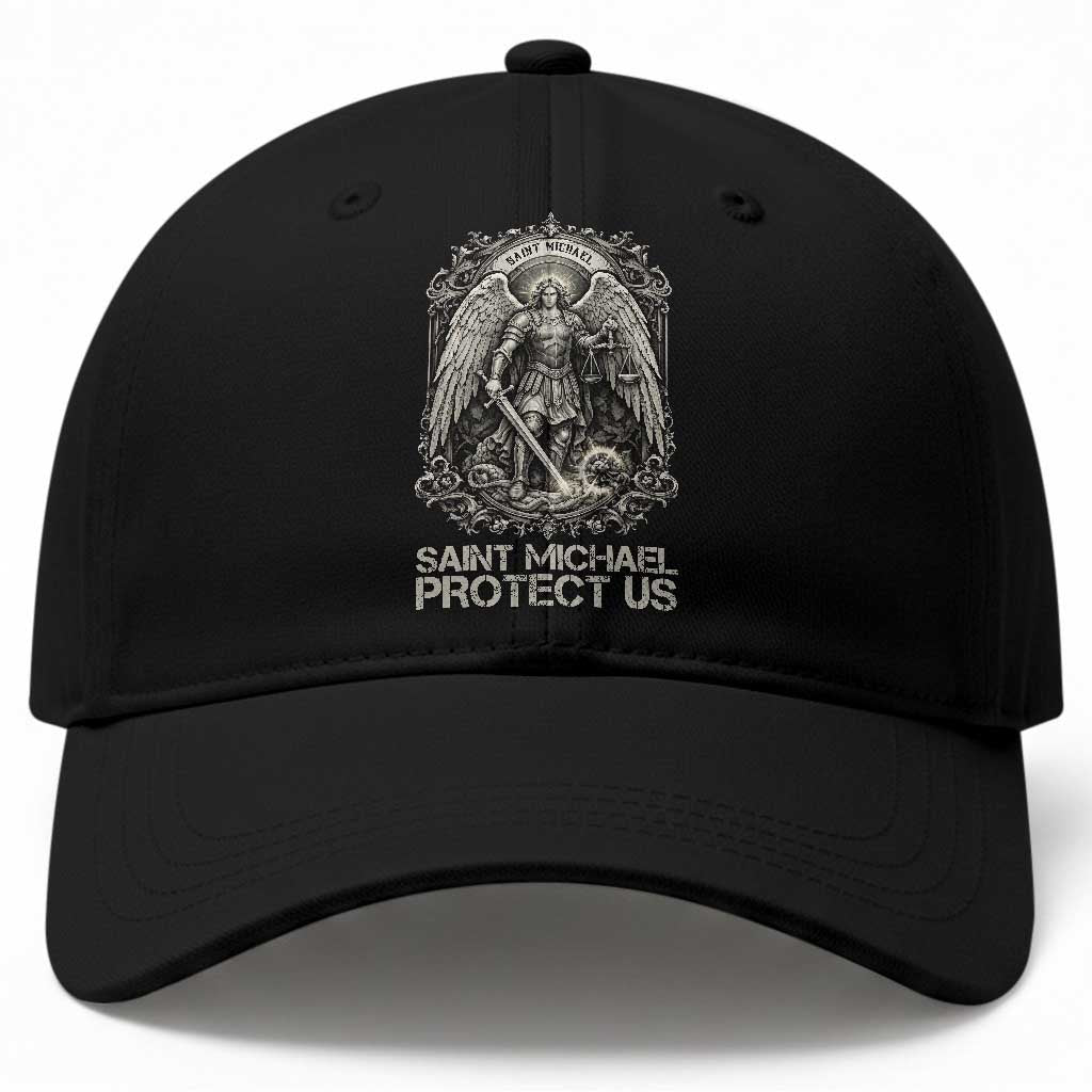 St Michael The Archangel Protect Us Baseball Cap Christian Faith Gift