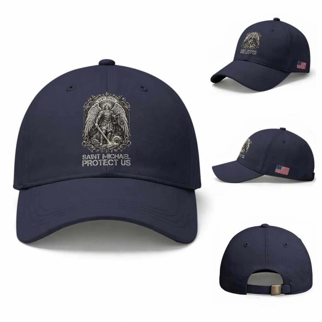 St Michael The Archangel Protect Us Baseball Cap Christian Faith Gift