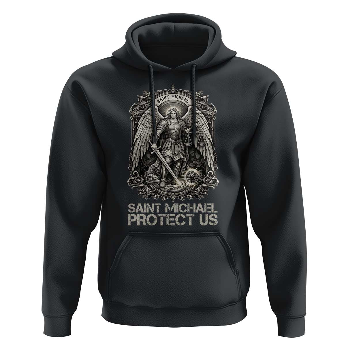 St Michael The Archangel Protect Us Hoodie Christian Faith Gift