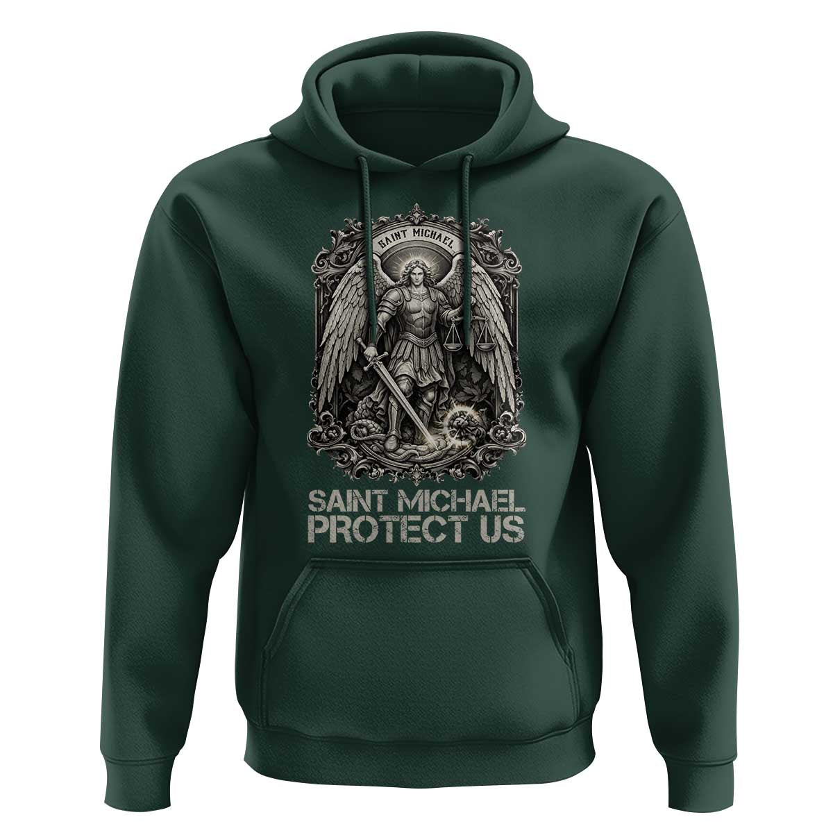 St Michael The Archangel Protect Us Hoodie Christian Faith Gift