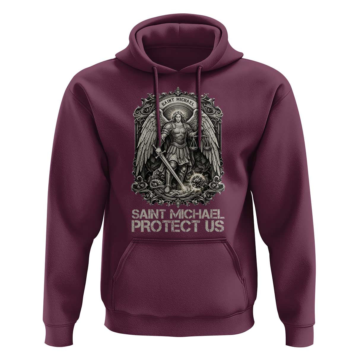 St Michael The Archangel Protect Us Hoodie Christian Faith Gift