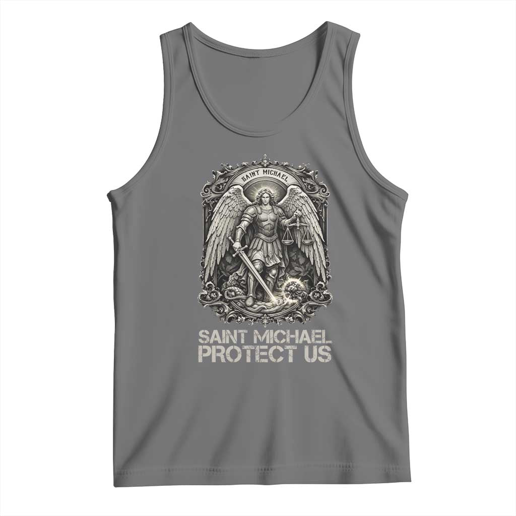 St Michael The Archangel Protect Us Tank Top Christian Faith Gift