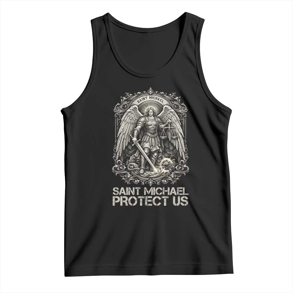 St Michael The Archangel Protect Us Tank Top Christian Faith Gift