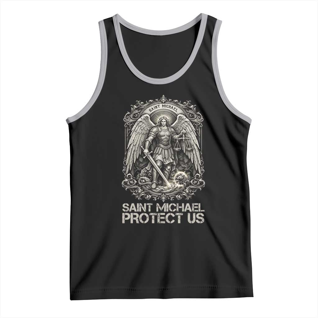 St Michael The Archangel Protect Us Tank Top Christian Faith Gift