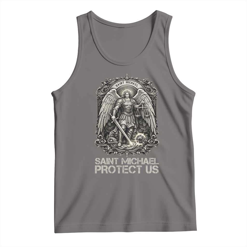 St Michael The Archangel Protect Us Tank Top Christian Faith Gift