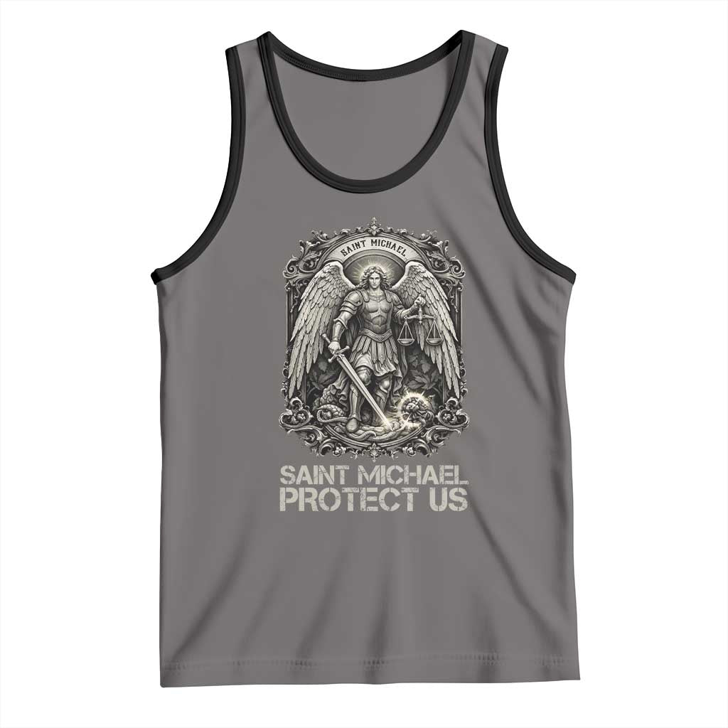 St Michael The Archangel Protect Us Tank Top Christian Faith Gift