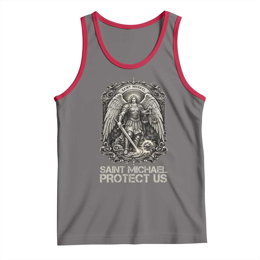 St Michael The Archangel Protect Us Tank Top Christian Faith Gift