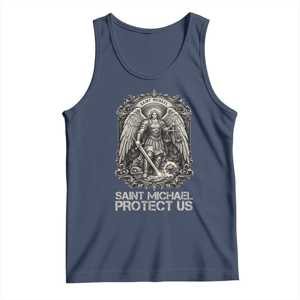 St Michael The Archangel Protect Us Tank Top Christian Faith Gift