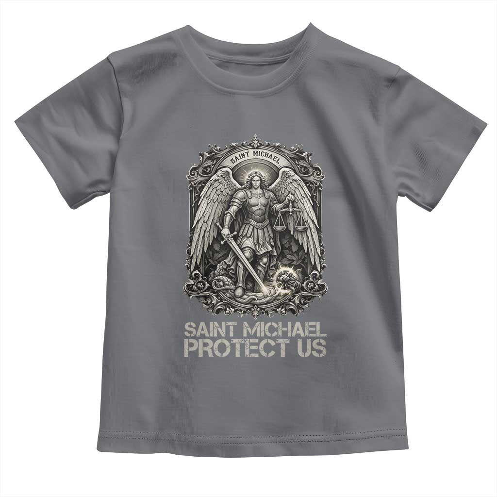 St Michael The Archangel Protect Us Toddler T Shirt Christian Faith Gift