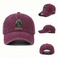 St Michael The Archangel Protect Us Washed Cotton Baseball Cap Christian Faith Gift
