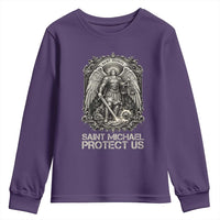 St Michael The Archangel Protect Us Youth Sweatshirt Christian Faith Gift