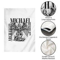 Saint Michael Archangel Defende Nos In Proelio Garden Flag Christian Faith Gift