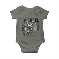 Saint Michael Archangel Defende Nos In Proelio Baby Onesie Christian Faith Gift