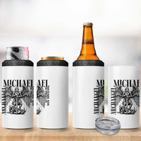 Saint Michael Archangel Defende Nos In Proelio 4 in 1 Can Cooler Tumbler Christian Faith Gift