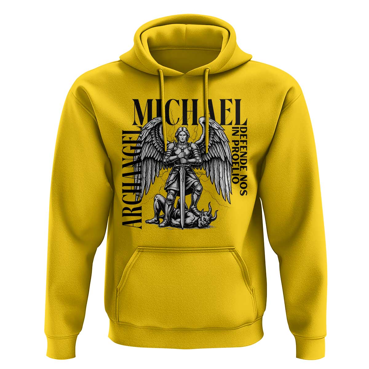Saint Michael Archangel Defende Nos In Proelio Hoodie Christian Faith Gift