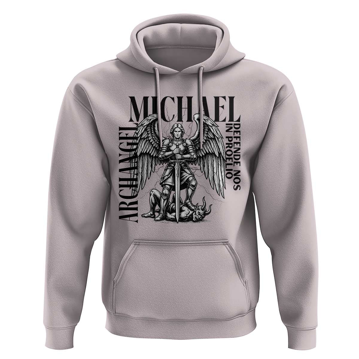 Saint Michael Archangel Defende Nos In Proelio Hoodie Christian Faith Gift