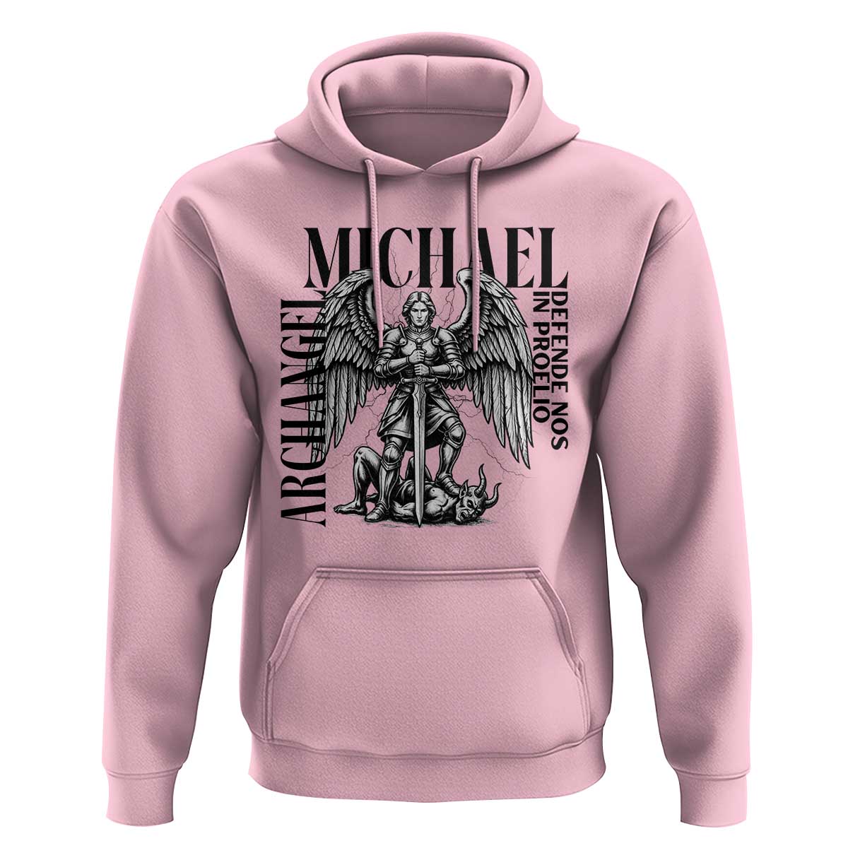 Saint Michael Archangel Defende Nos In Proelio Hoodie Christian Faith Gift