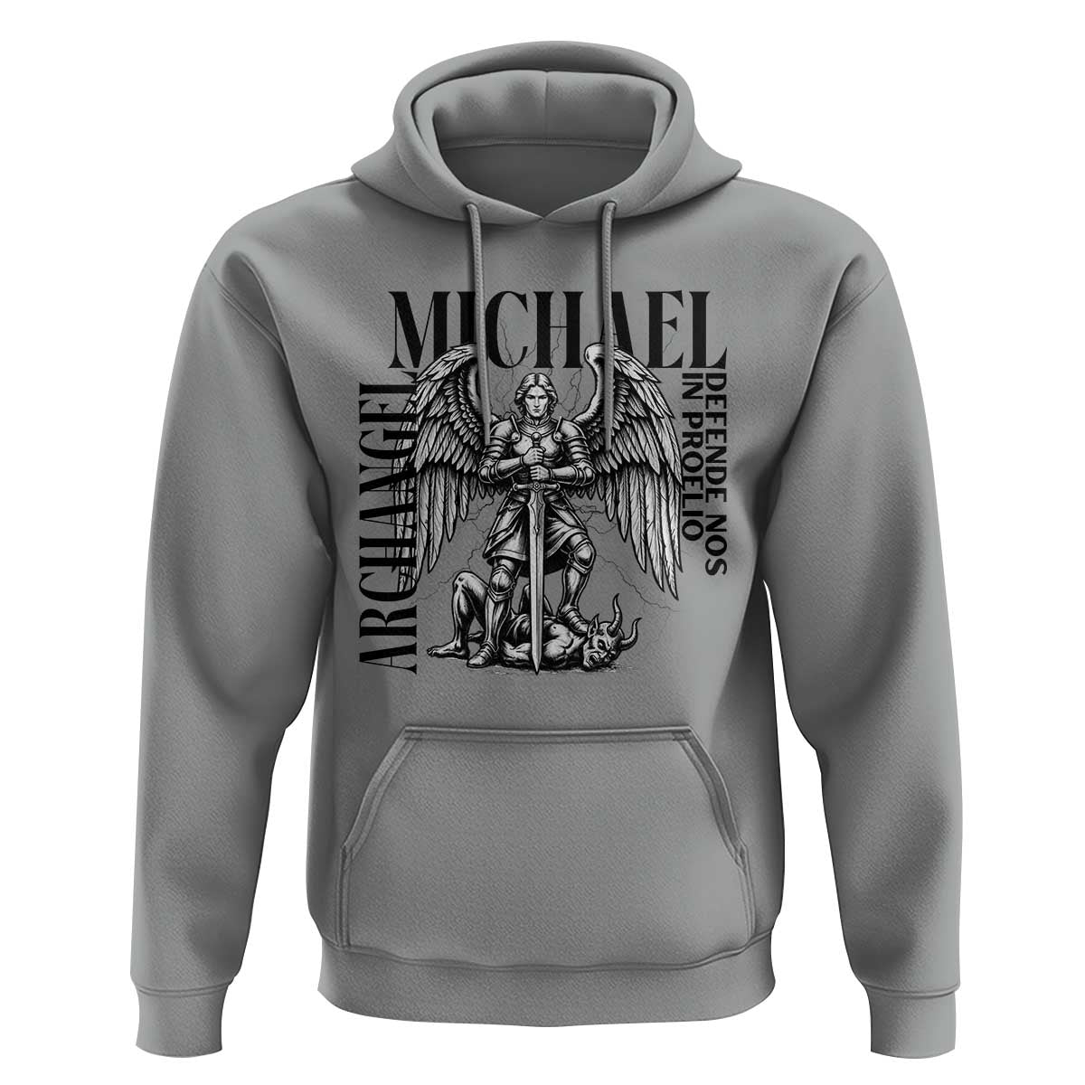 Saint Michael Archangel Defende Nos In Proelio Hoodie Christian Faith Gift