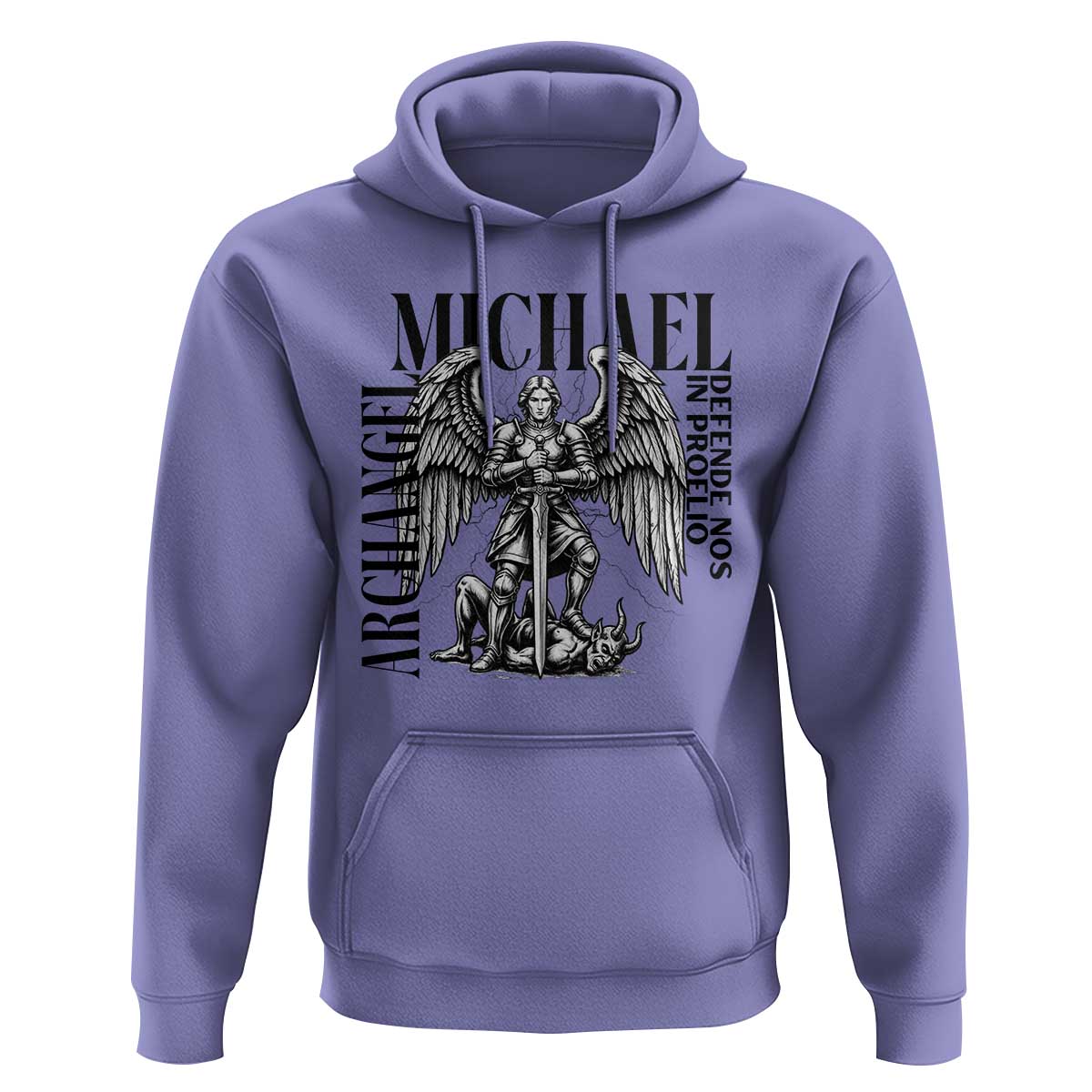 Saint Michael Archangel Defende Nos In Proelio Hoodie Christian Faith Gift