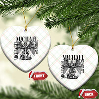 Saint Michael Archangel Defende Nos In Proelio Ceramic Ornament Christian Faith Gift