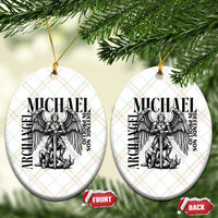 Saint Michael Archangel Defende Nos In Proelio Ceramic Ornament Christian Faith Gift