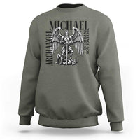 Saint Michael Archangel Defende Nos In Proelio Sweatshirt Christian Faith Gift
